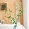 43" Artificial Greenery Stems Plants Faux Leaf Green Eucalytus Branches Ficus Twig Fern Fake Green Bushes Shrubs for Home Party Wedding Decoration 20"D x 12"W x 43"H (4 Pack)
